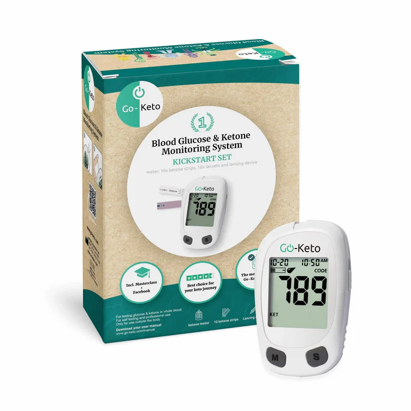 Ketonenmeter - Go-Keto Kickstart set + 10 lancets