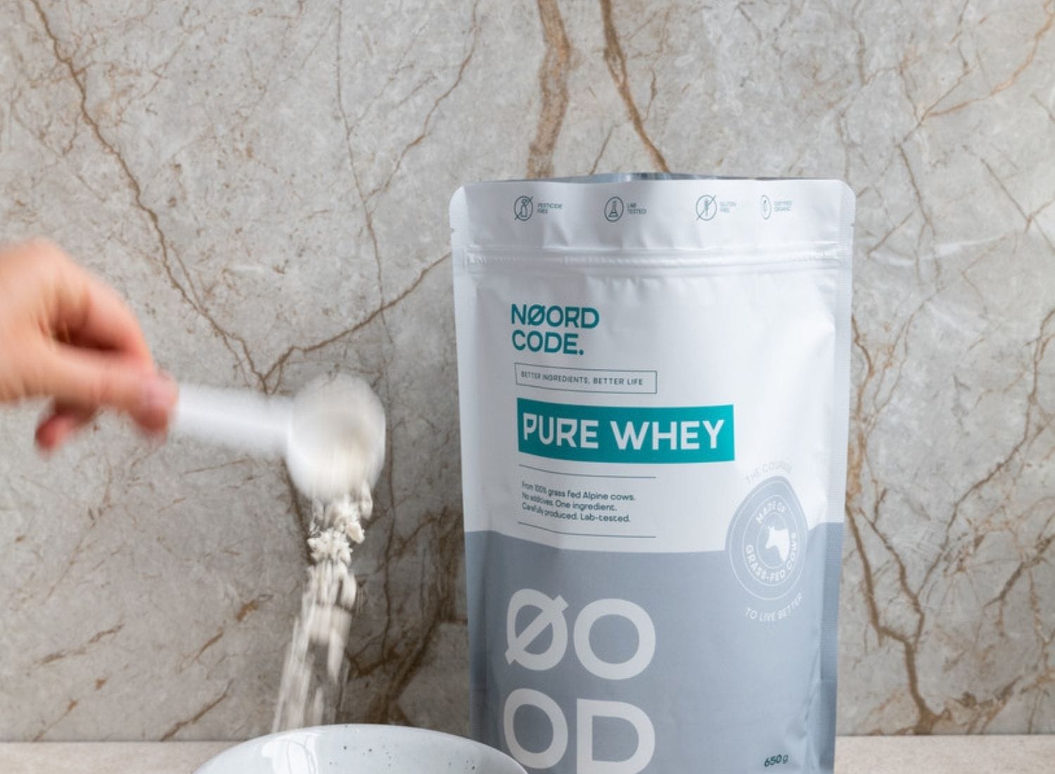 Eiwitshake keto dieet - noordcode pure whey