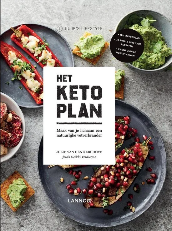 Cover van het keto kookboek Het Keto-plan van Julie van den Kerchove