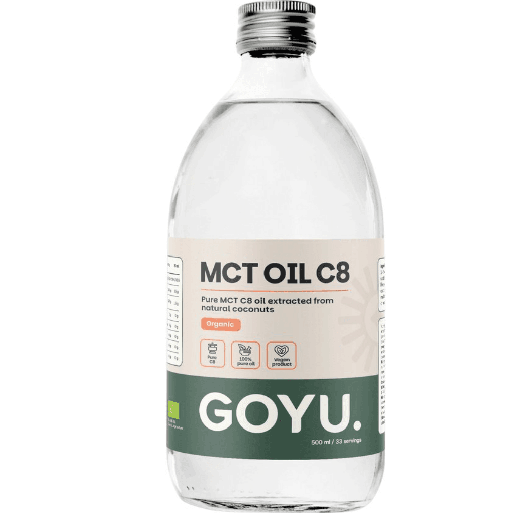 GOYU MCT C8 olie biologisch - 100% geschikt voor het keto dieet